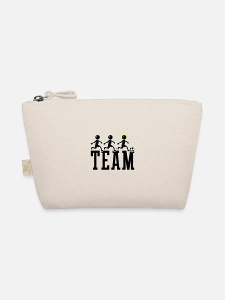 Soccer Team Soccer - Organic Pouch - nature - Front