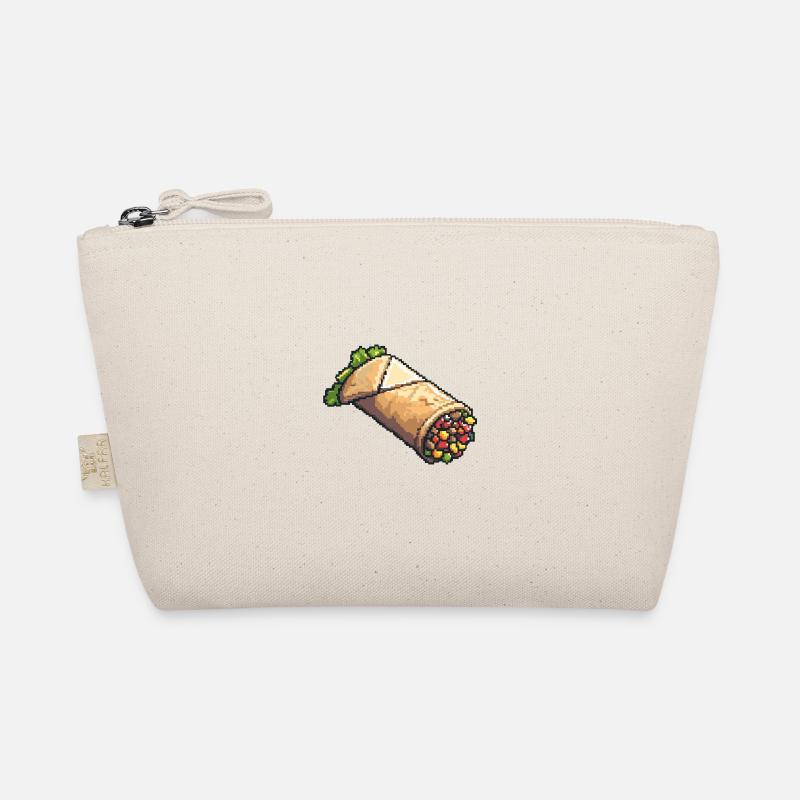 Burrito Pixel Icon Organic Pouch