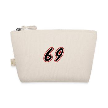 69 Zahl Symbol - Bio-Täschchen - Natur - Vorne