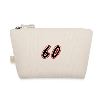 60 Number Symbol - Organic Pouch - nature - Front
