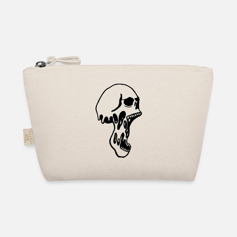 Skull slime scream skull Organic Pouch