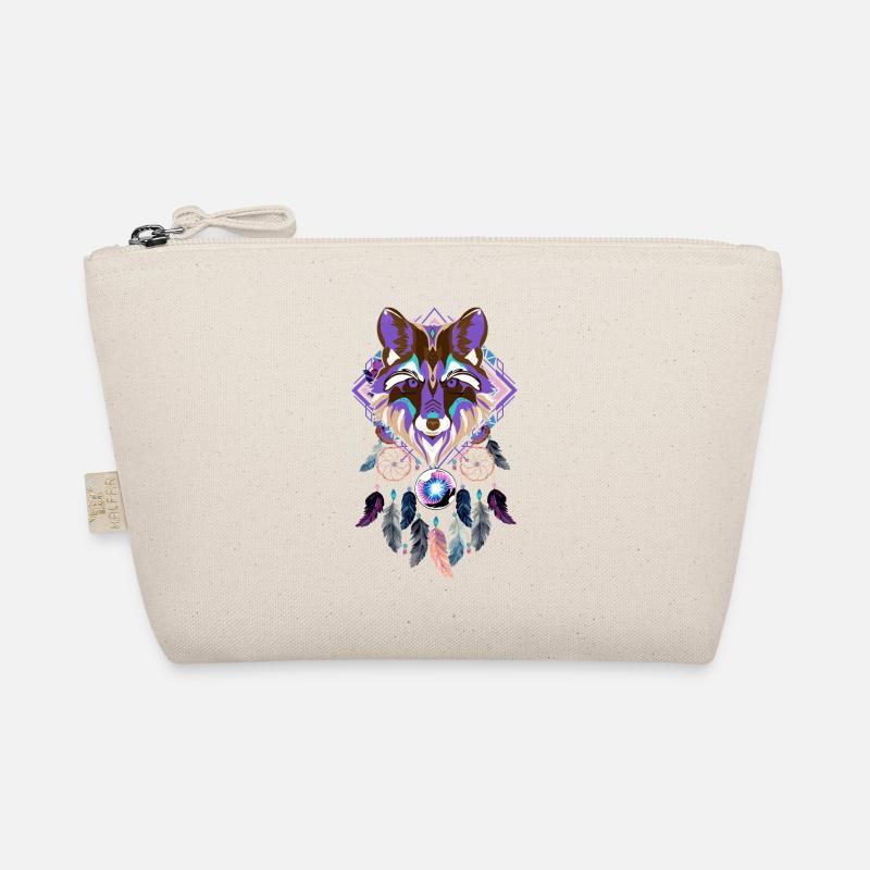 Dream Catcher Wolf Organic Pouch