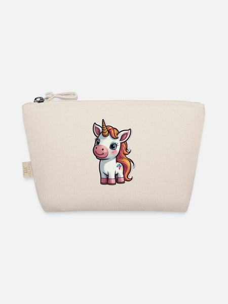 Licorne de dessin animé - Trousse biologique - nature - Devant