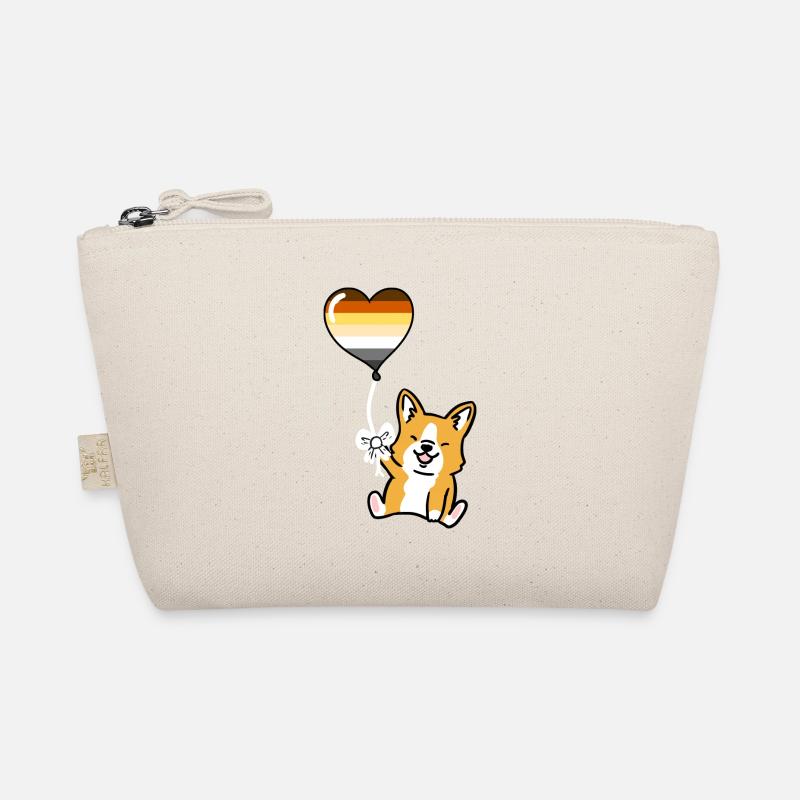Corgi Heart Balloon Gay Bear Pride Trousse biologique