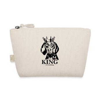 Black and Tan Coonhound King everything Wilsigns - Organic Pouch - nature - Front