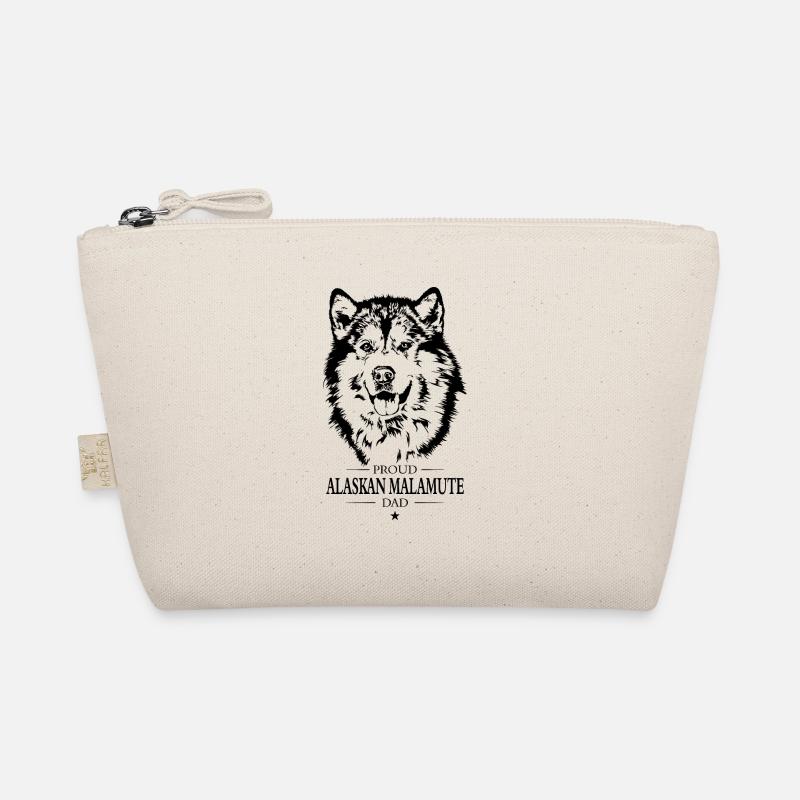 Proud Alaskan Malamute Dad Dog Dog Wilsigns Organic Pouch