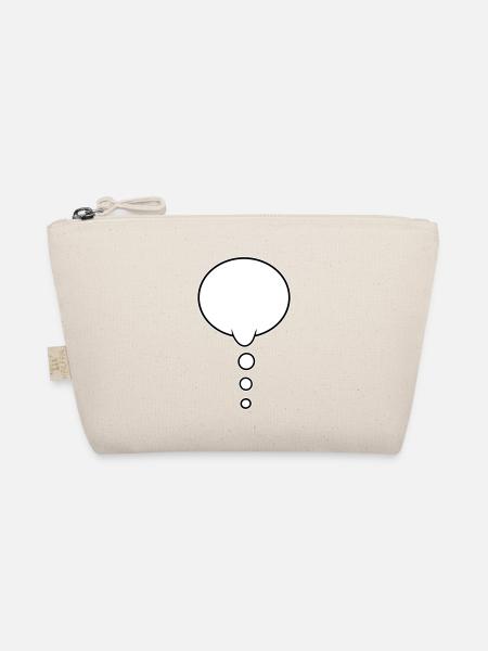 Thought Bubble Design - Organic Pouch - nature - Front