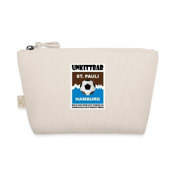 Unkittbar football Hamburg St. Pauli, fan, gift - Organic Pouch - nature - Front
