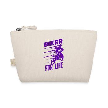 Motorcycle Motocross Bike Racing Motorsport - Organic Pouch - nature - Front