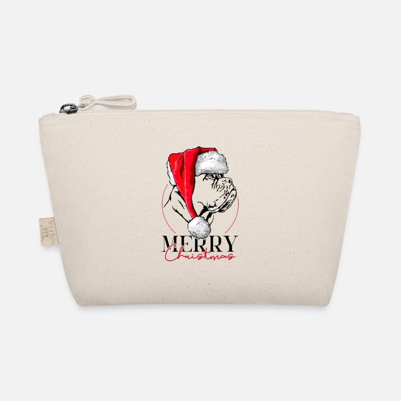 Santa Dogue de Bordeaux Joyeux Noël Wilsigns Trousse biologique