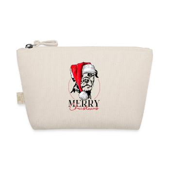 Père Noël Border Terrier joyeux Noël chien Wilsigns - Trousse biologique - nature - Devant