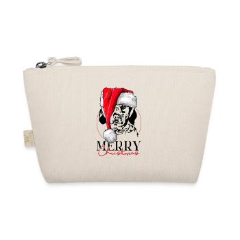 Santa Epagneul Breton Merry Christmas Wilsigns - Bio-Täschchen - Natur - Vorne