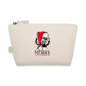 Père Noël caniche joyeux Noël chiens chien Wilsigns - Trousse biologique - nature - Devant