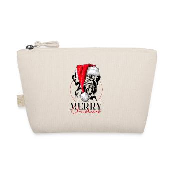 Père Noël géant Schnauzer joyeux Noël Wilsigns - Trousse biologique - nature - Devant