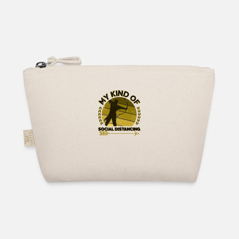 archery crossbow social distancing funny Organic Pouch