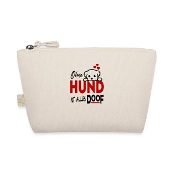 Hund Hundeliebhaber Dogs I Love Gassi gehen - Bio-Täschchen - Natur - Vorne