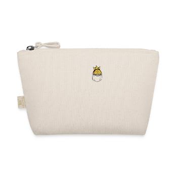 Bitcoin IS KING Brust Tasche Brusttasche Geschenk - Bio-Täschchen - Natur - Vorne