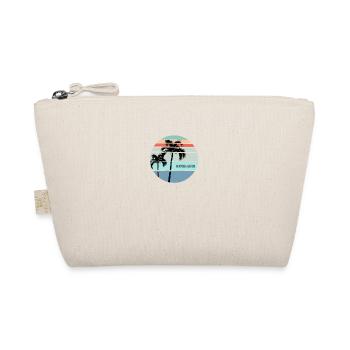 Cool Hermosa Beach California Palm Tree Vacation - Organic Pouch - nature - Front
