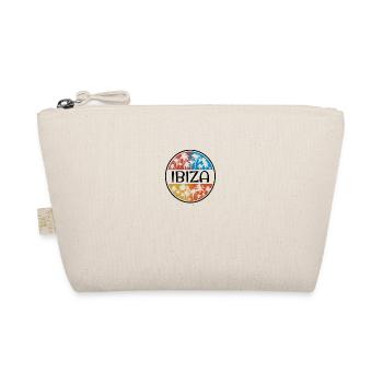 Ibiza Spain Palm Tree Stylish Vacation Souvenir - Organic Pouch - nature - Front