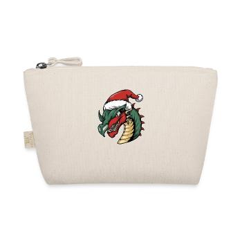 Dragon avec chapeau de Père Noël - Trousse biologique - nature - Devant