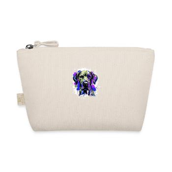 Great Dane Dog Head Portrait Colorful - Organic Pouch - nature - Front