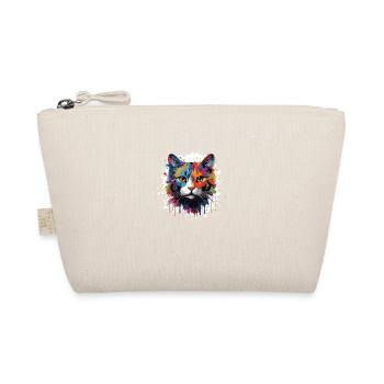 Tête de symbole de chat Pop Art - Trousse biologique - nature - Devant