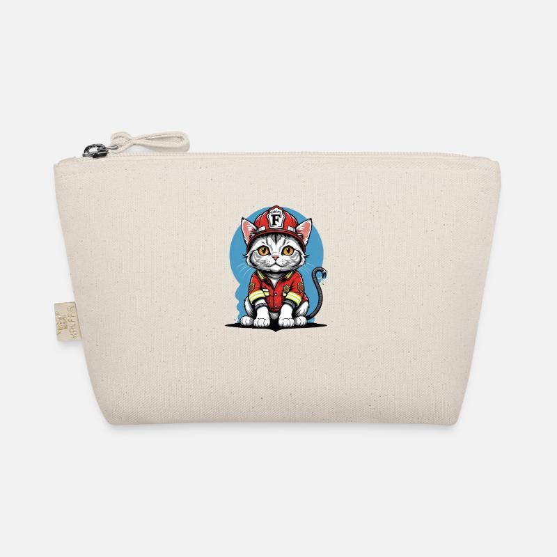 Chat Pompiers Chat Amour Chat Amoureux des Chats Trousse biologique