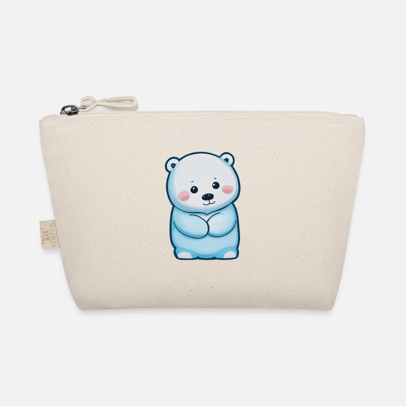 Total niedlicher Eisbär Bio-Täschchen
