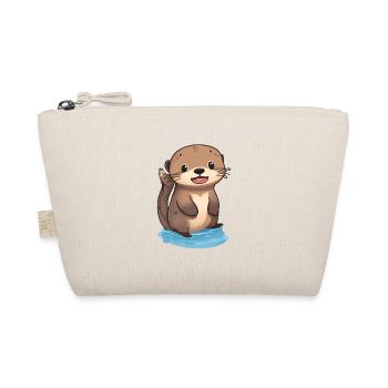 Totally cute otter - Organic Pouch - nature - Front