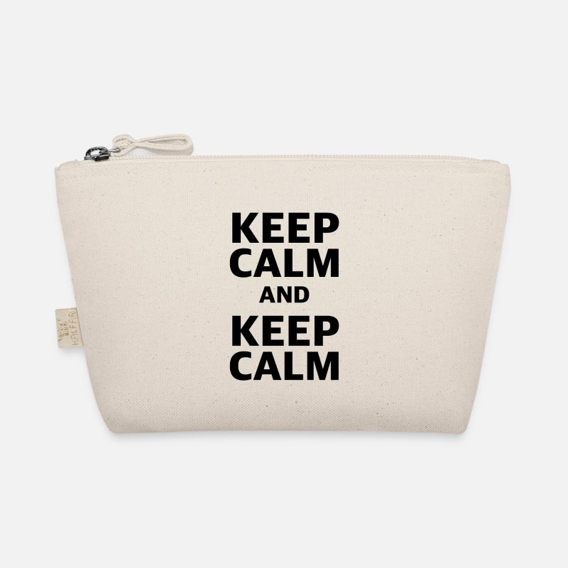 Keep Calm and Keep Calm | lustige Sprüche Bio-Täschchen