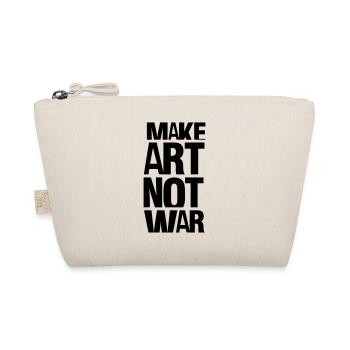 make art not war - Organic Pouch - nature - Front