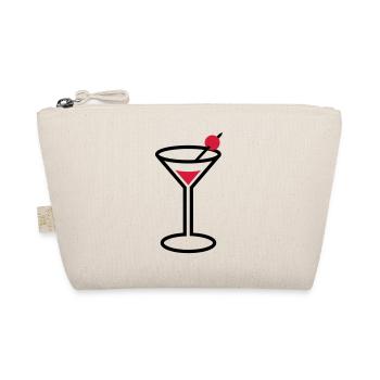 Martini Cocktail Glas - Bio-Täschchen - Natur - Vorne
