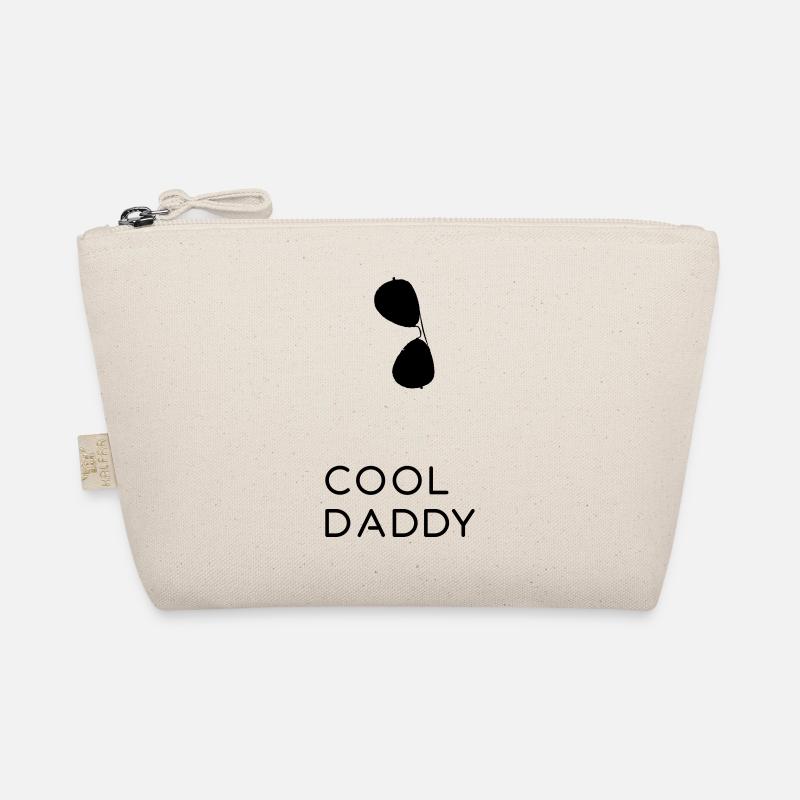 Cool Daddy - Vater und Sohn Shirts - Bio-Täschchen - Natur