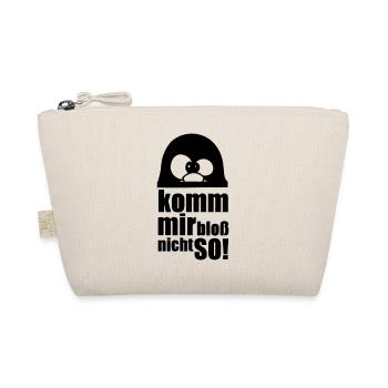 Pinguin Fun Spruch Geschenk Tier lustig - Bio-Täschchen - Natur - Vorne
