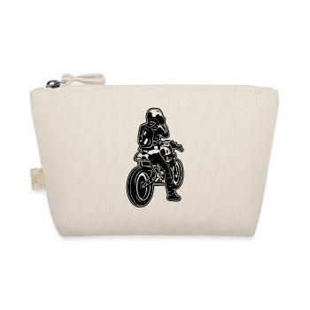 Café Racer moto 02_schwarz - Trousse biologique - nature - Devant