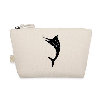 Fisch - Marlin - Bio-Täschchen - Natur - Vorne