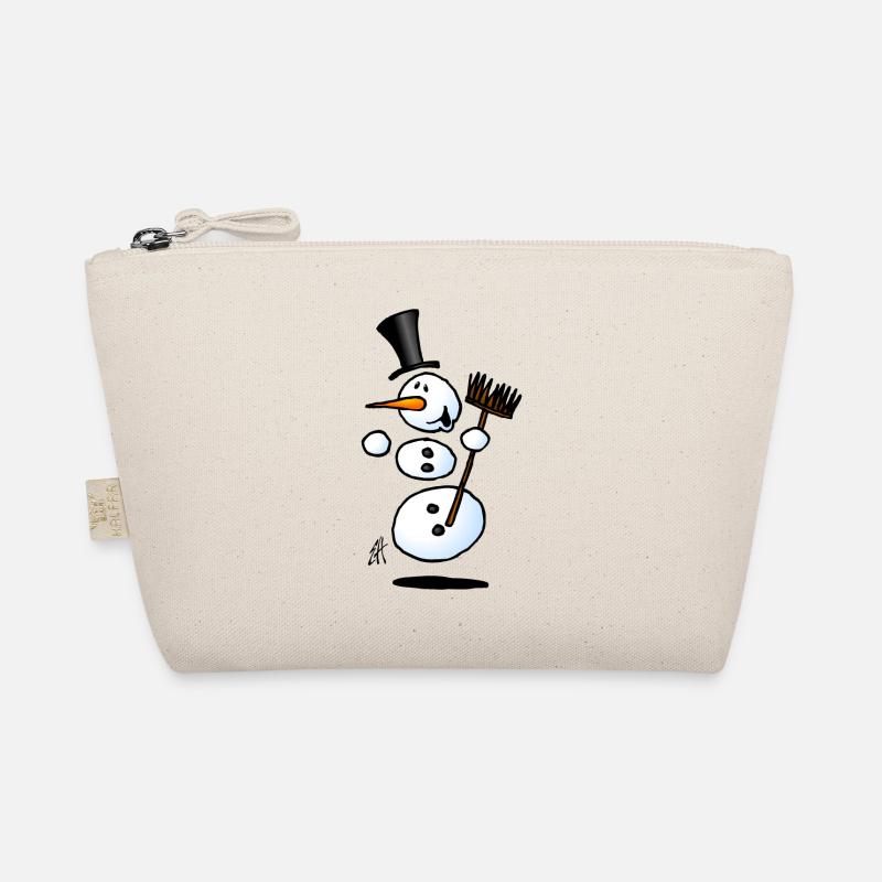 Tanzen Schneemann Bio-Täschchen