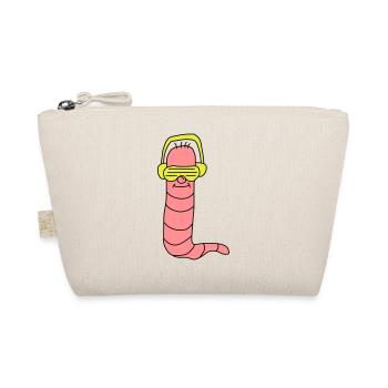 Cool Party Worm DJ - Organic Pouch - nature - Front