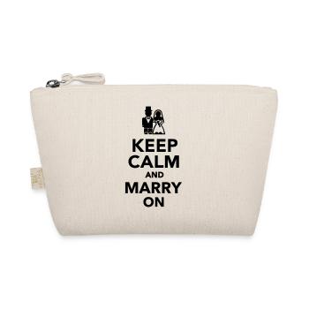 Keep calm and marry on - Trousse biologique - nature - Devant