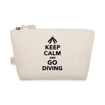 Keep calm and go Diving - Organic Pouch - nature - Front