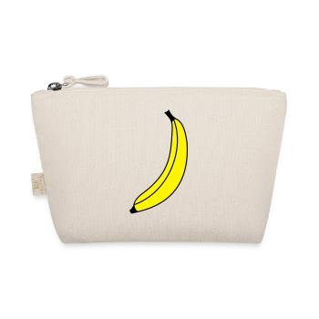 Leuchtend gelbe Banane - Bio-Täschchen - Natur - Vorne