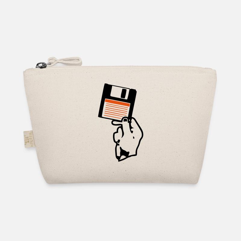 I put you diskette hand Organic Pouch