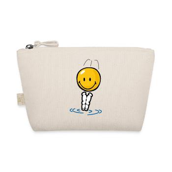 Smiley Diving - Bio-Täschchen - Natur - Vorne
