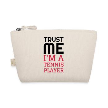 Tennis - Sport - Racket - Tennis Player - Tenis - Bio-Täschchen - Natur - Vorne