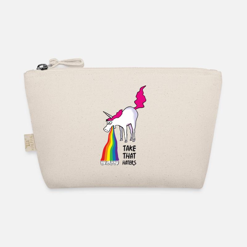 Unicorn vomiting rainbow - take that haters Organic Pouch