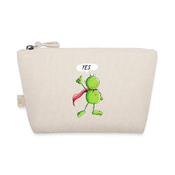 Super Frog - Frogs - Comic - Cartoon - Organic Pouch - nature - Front