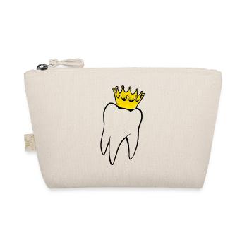 Tooth with crown - chief physician - Organic Pouch - nature - Front