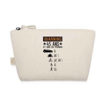 45 ans anniversaire permis conduire accident - Trousse biologique - nature - Devant