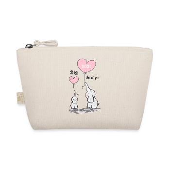 Big Sister Big Sister 2021 Baby Birth Family - Organic Pouch - nature - Front