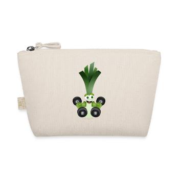 A bar of leeks with dumbbells while exercising - Organic Pouch - nature - Front
